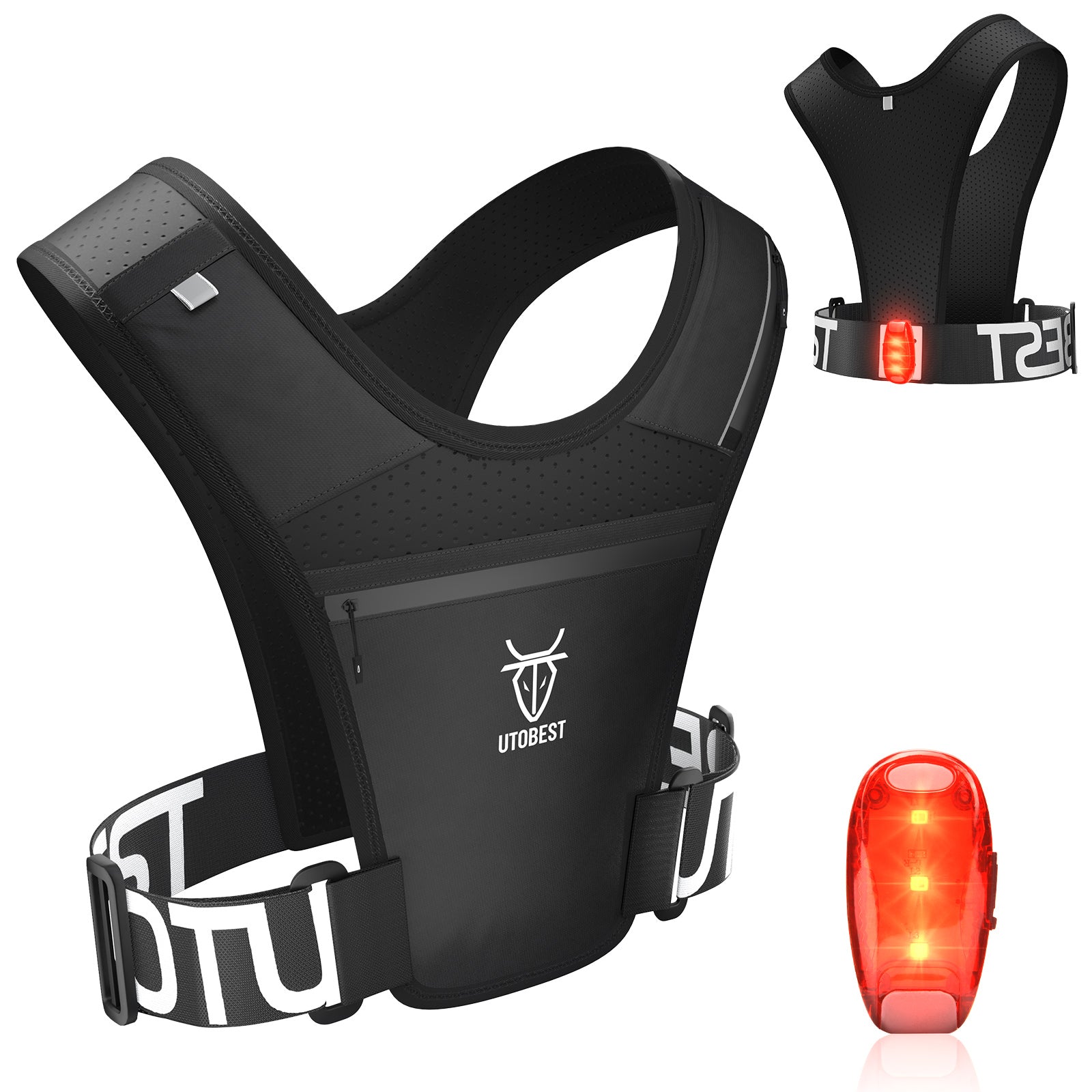 Adjustable Reflective Running Vest - Perfect Lightweight Running Accessories