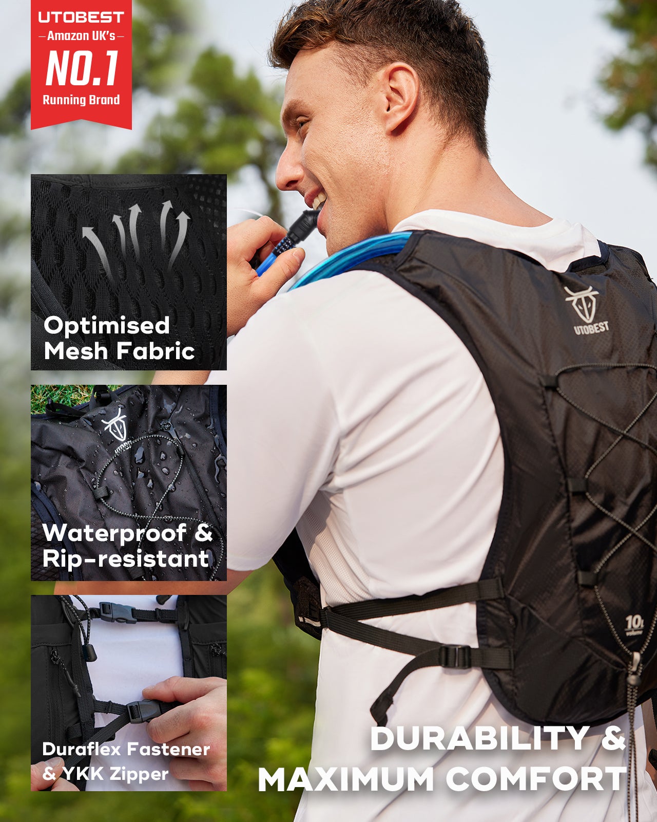 Fervent Hydration Pack 10 Liter Unisex