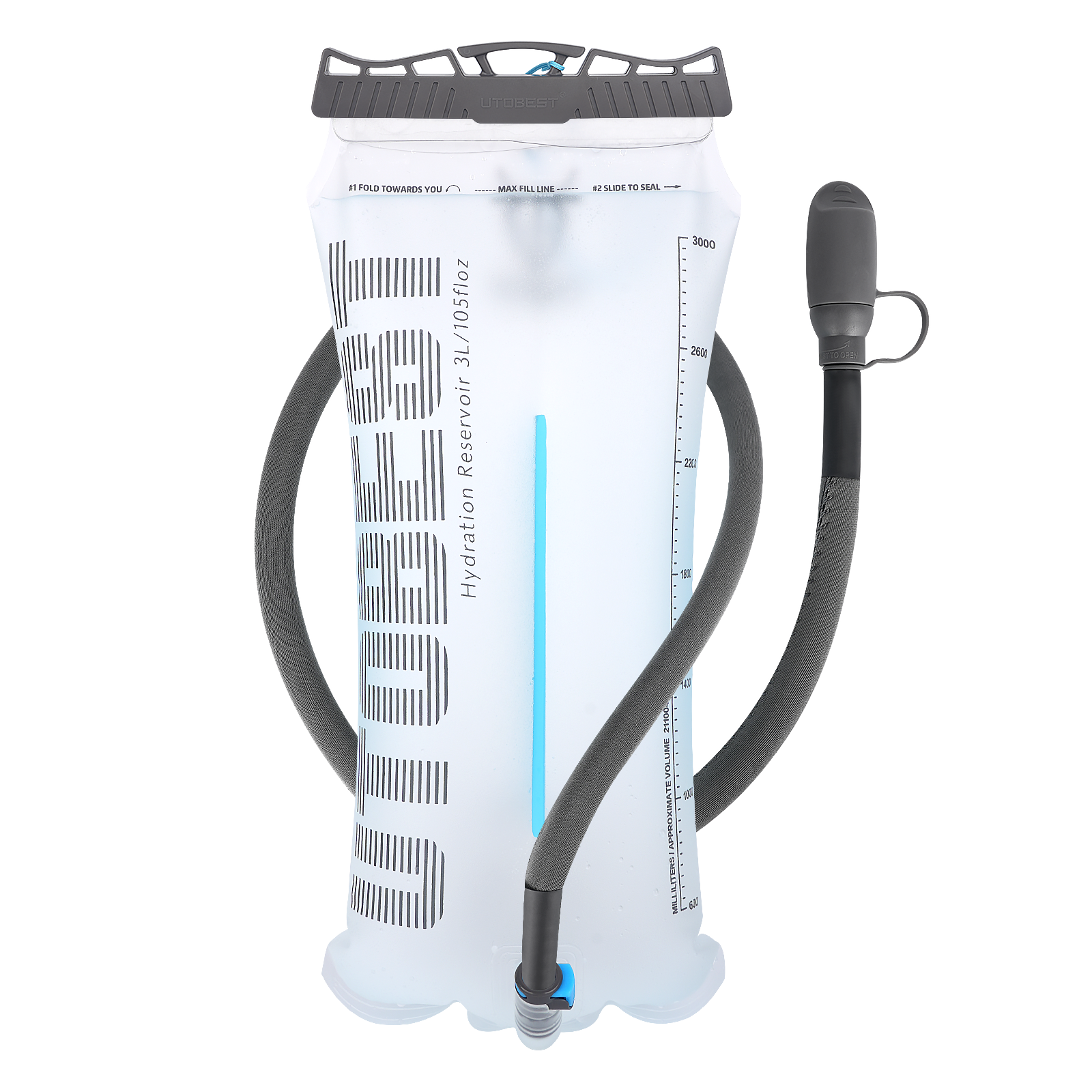 Transparent Walrus Hydration Bladder 1.5L 2L 3L