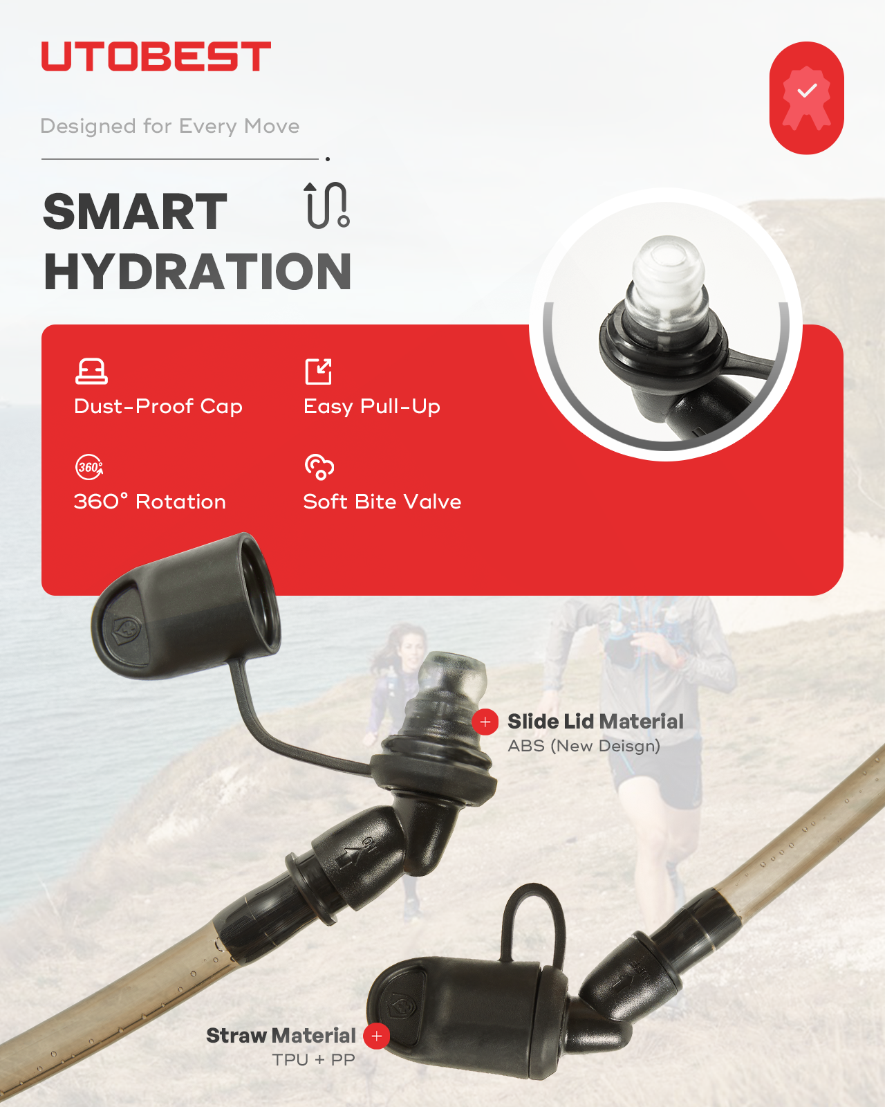 Water Bladder-Dual Material Odorless Hydration