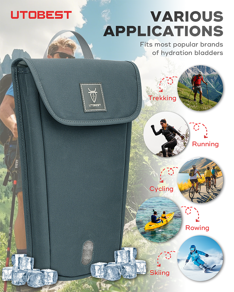 Water Bag Insulation Sleeve - 2L 3L Hydration Bladder Insulation Cover