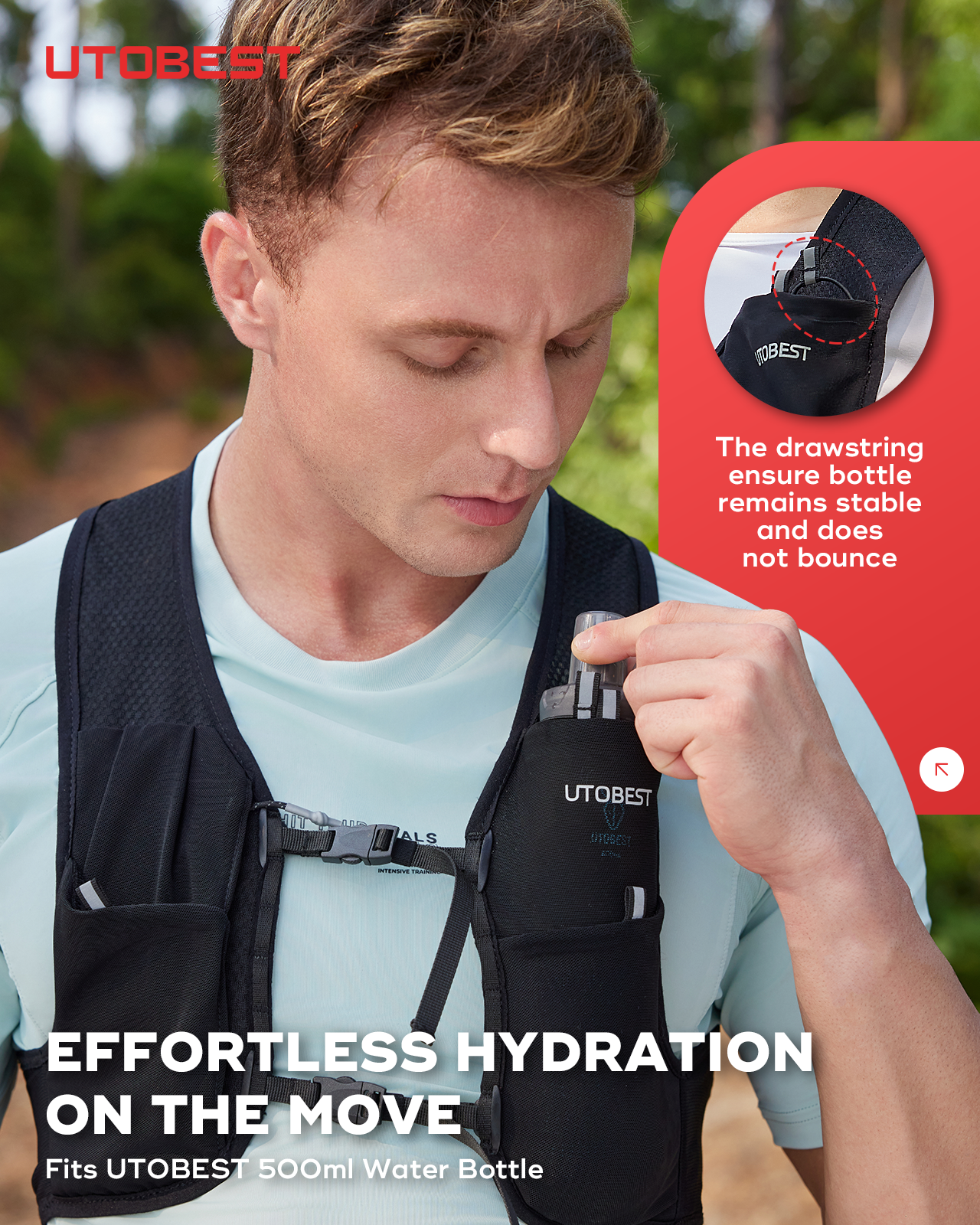 UTR112 RUNNING VEST - unisex trail running Pack 3L