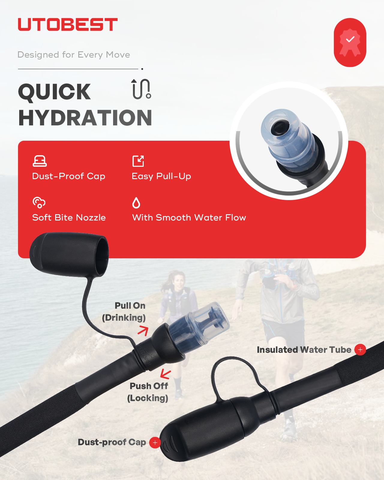 Navy Walrus Hydration Bladder 1.5L 2L 3L